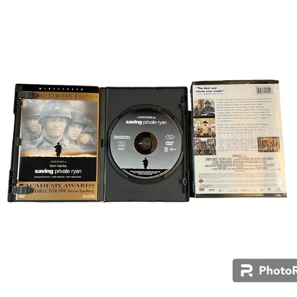 Saving Private Ryan (Spielberg) & NWT Full Metal Jacket (Kubrick) 2-DVD Bundle - Picture 3 of 6